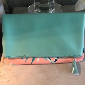 Brand New Rachel Pally summer clutch! REVERSIBLE!!